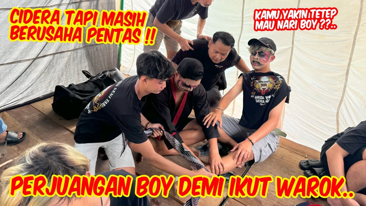 PERJUANGAN BOY BIAR TETEP BISA IKUT PENTAS !! Sebenernya gak tega tapi mau gimana lagi