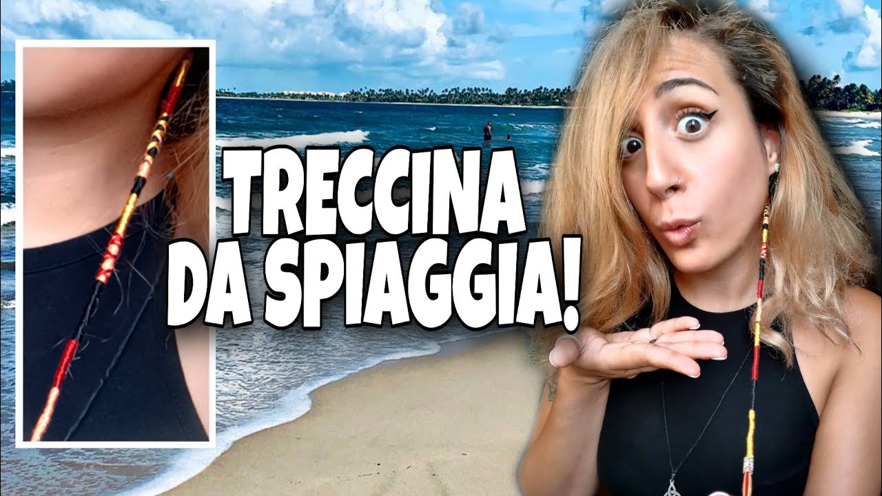 TRECCINA DA SPIAGGIA!! DIY HAIR WRAP Super facile!