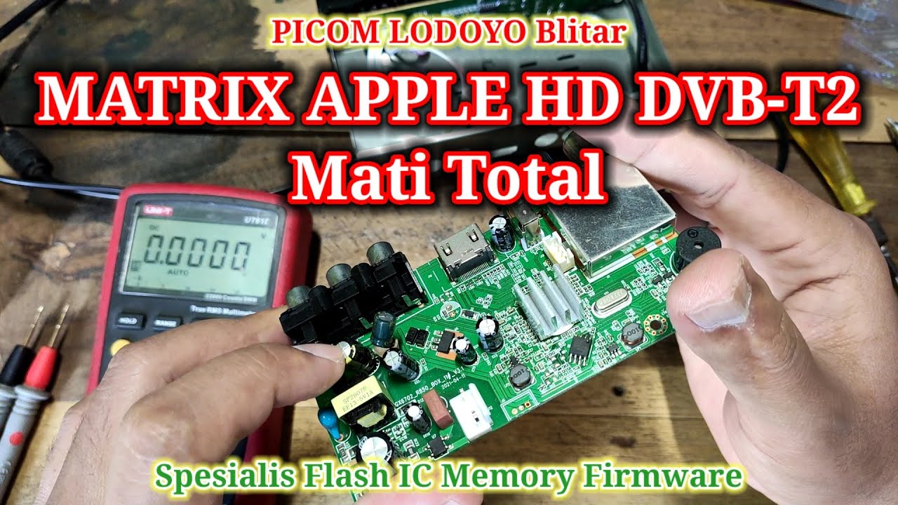 STB MATRIX APPLE HD DVB-T2 Merah Mati Total I PICOM LODOYO Blitar