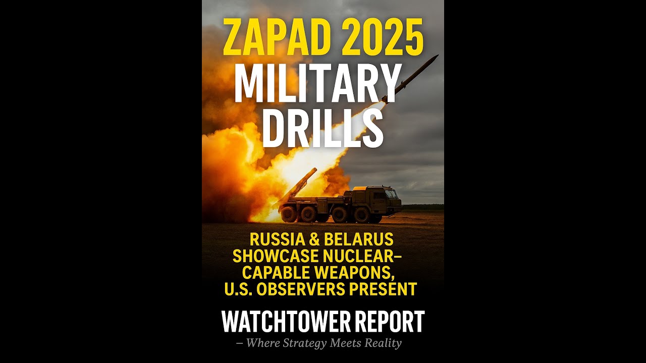 Zapad 2025 Military Drills | Russia & Belarus Showcase Nuclear-Capable Weapons, U.S. Present