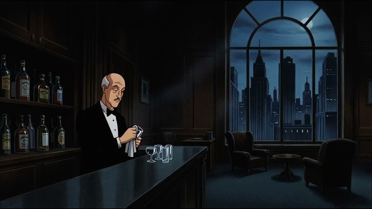 Need a drink, Sir ? | Dark Jazz Noir for Late Night Reflection.