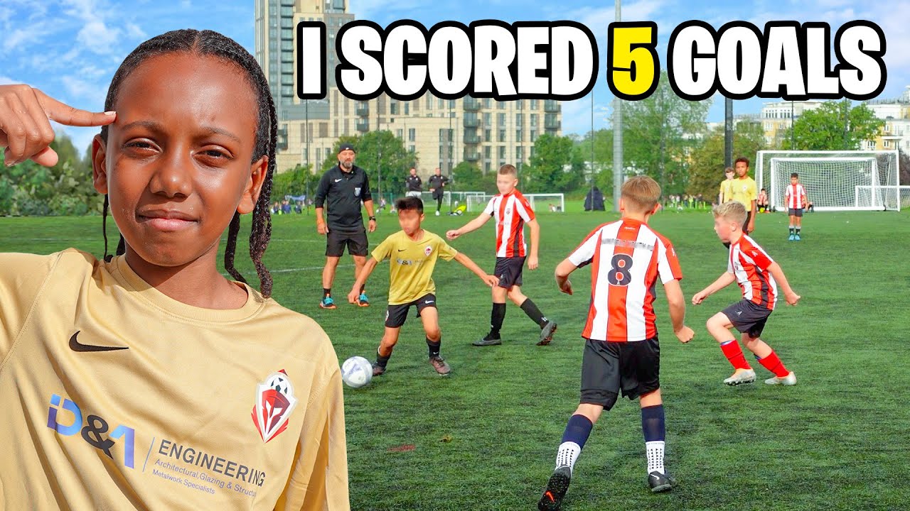 I Played Striker & Scored 5 Goals, Real Kid Ronaldo