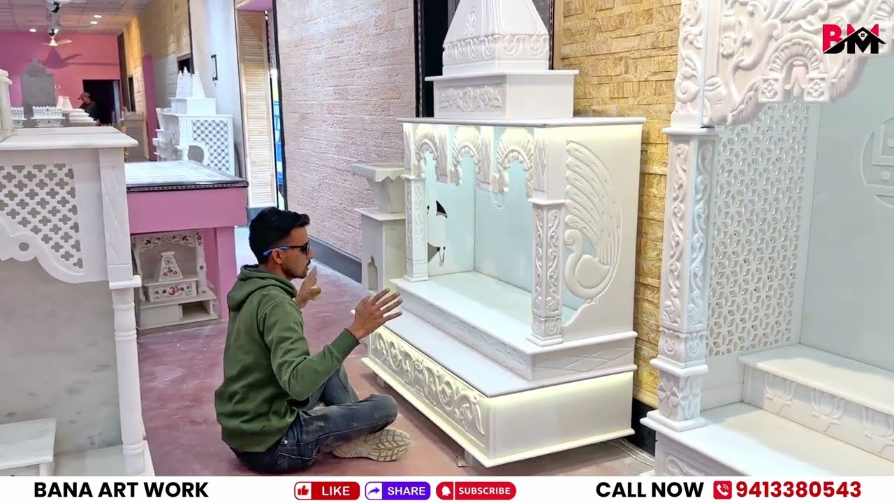 बजट में मकराना व्हाइट मंदिर? यकीन नहीं होगा! #marble #makrana
