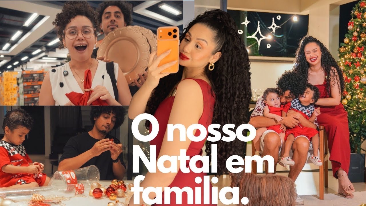 NOSSO NATAL EM FAMÍLIA: Improvisando a ceia ,os looks não chegaram, correria e realidades…