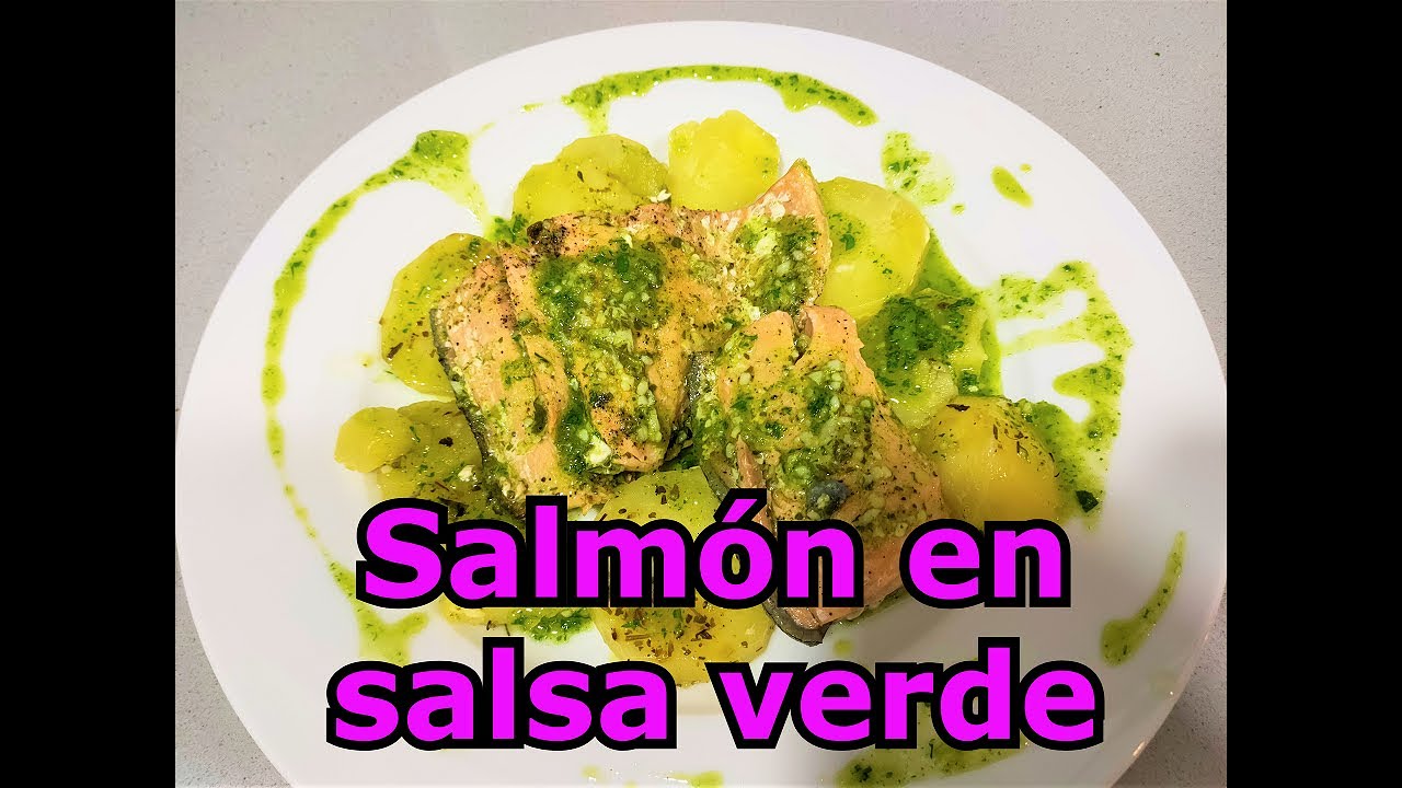 PESCADO o SALMÓN CON SALSA VERDE con MAMBO Cecotec - Receta paso a paso