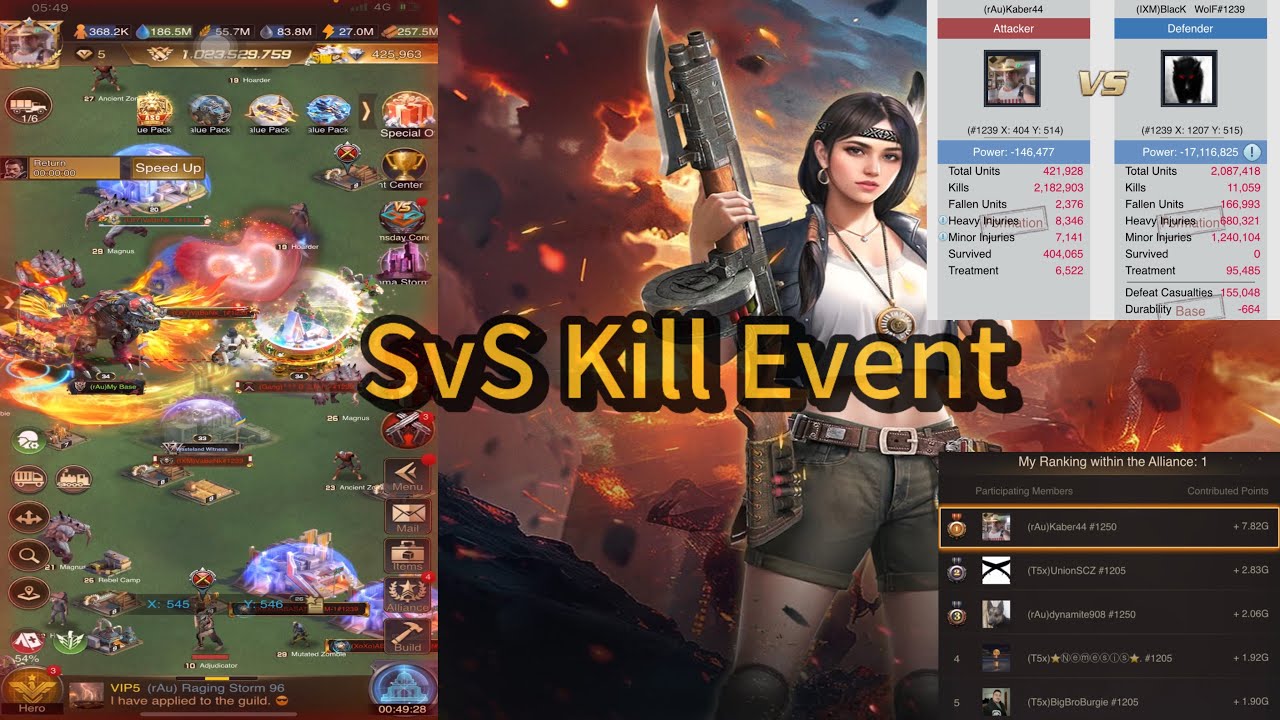 Epic SvS Kill Event! 🔥 State 1250 vs 1239 | Insane Battles | Last Shelter Survival
