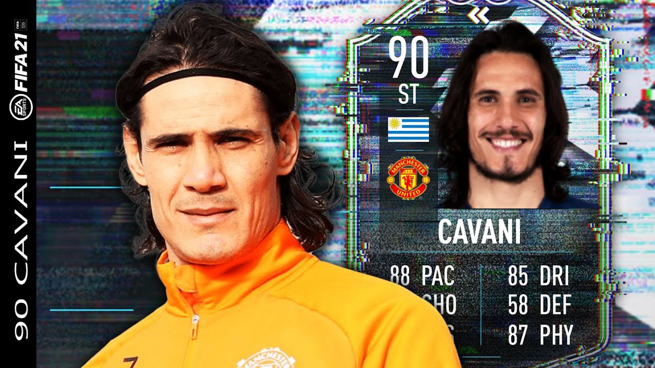 &iexcl;VAYA BRUTALIDAD DE DELANTERO! 90 Edinson CAVANI FIFA 21 PLAYER REVIEW FLASHBACK SBC
