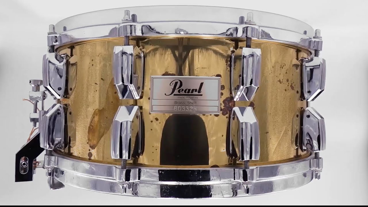 Pearl Brass Shell B-714DX-DC 14x6.5 Super Gripper Lugsystem