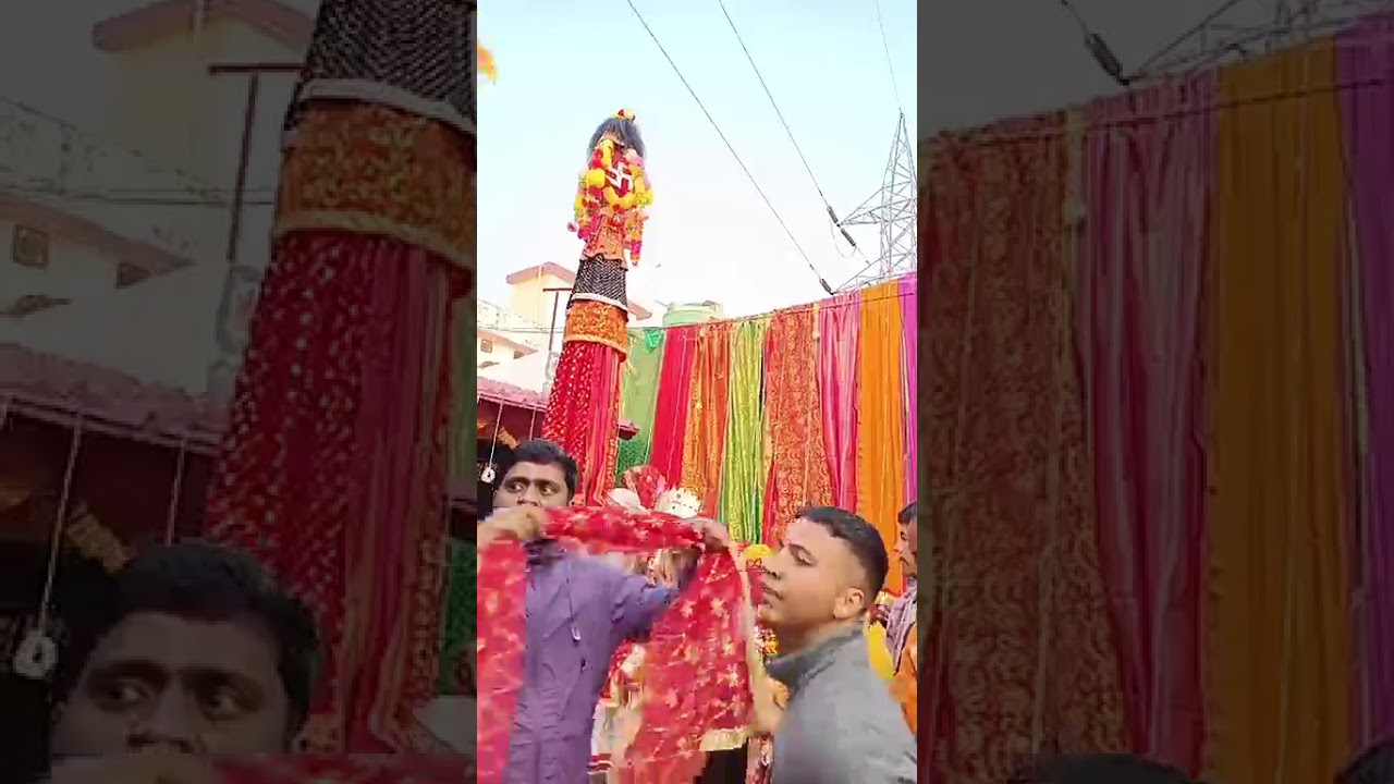 ब्रह्म गुरु हरि बल्लभ सती जी के घर में पहुचने पर माता के सभी रुप हुए अवतरित 