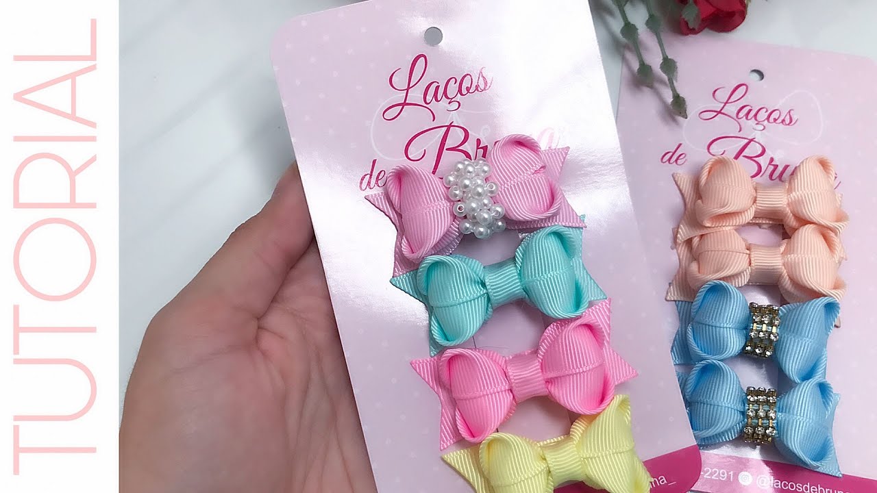 🎀Laço Mini Coração - Fita n5