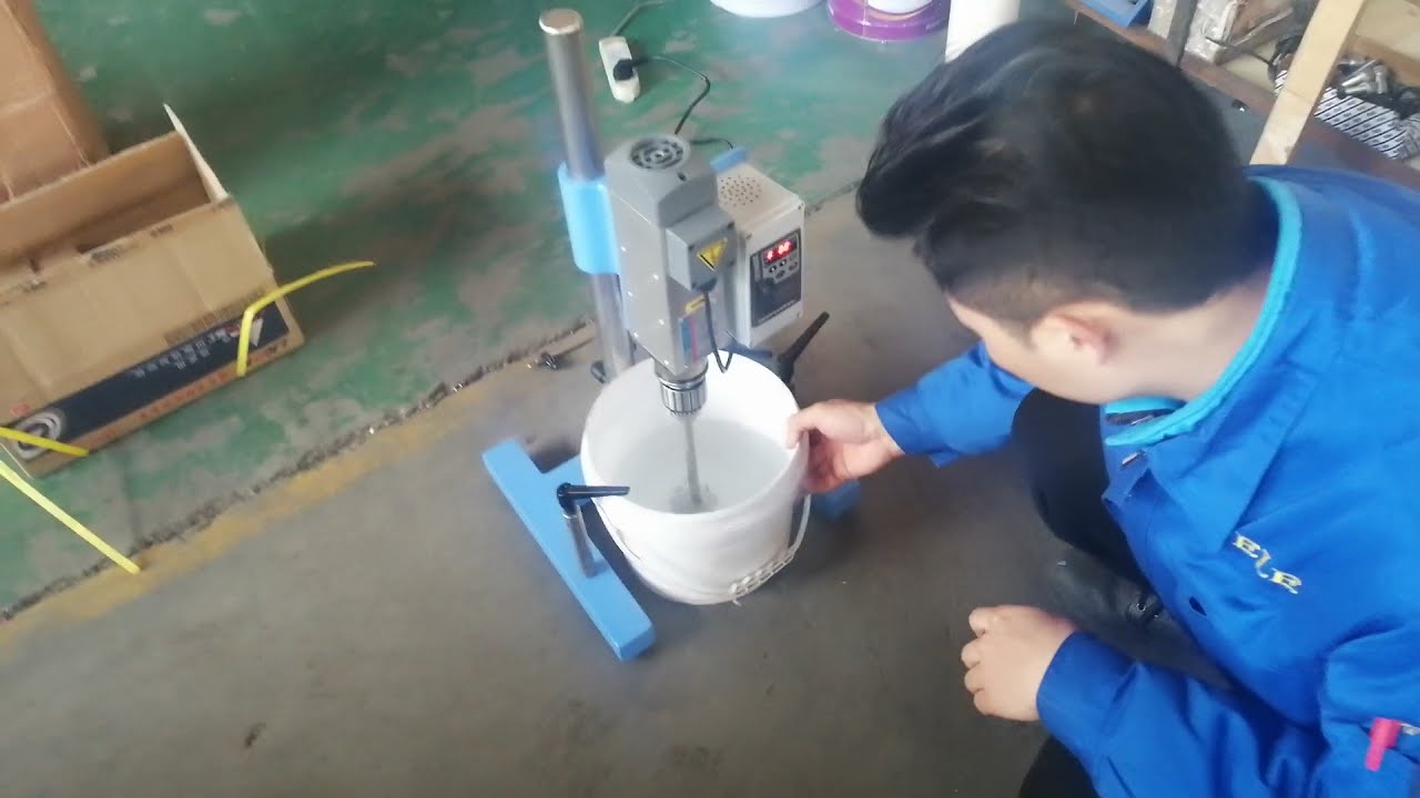 Lab High  Speed Disperser ESJ-750 Testing