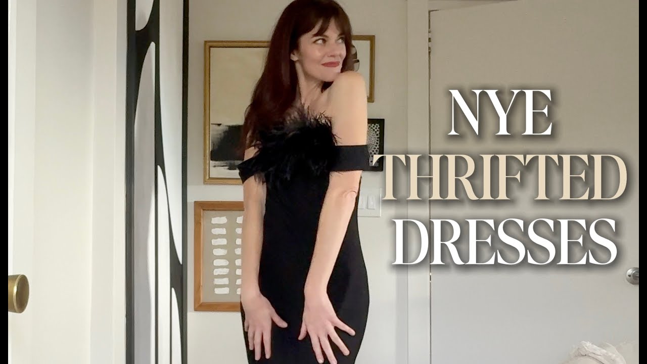5 Thrifted Dresses Perfect for New Year’s Eve (Affordable + Chic)