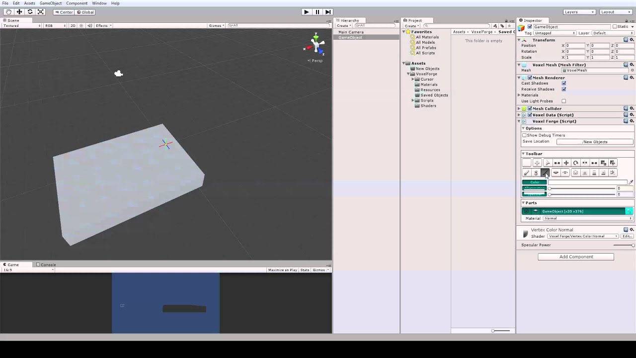 Voxel Forge: Tutorial 2 - Your First Voxel
