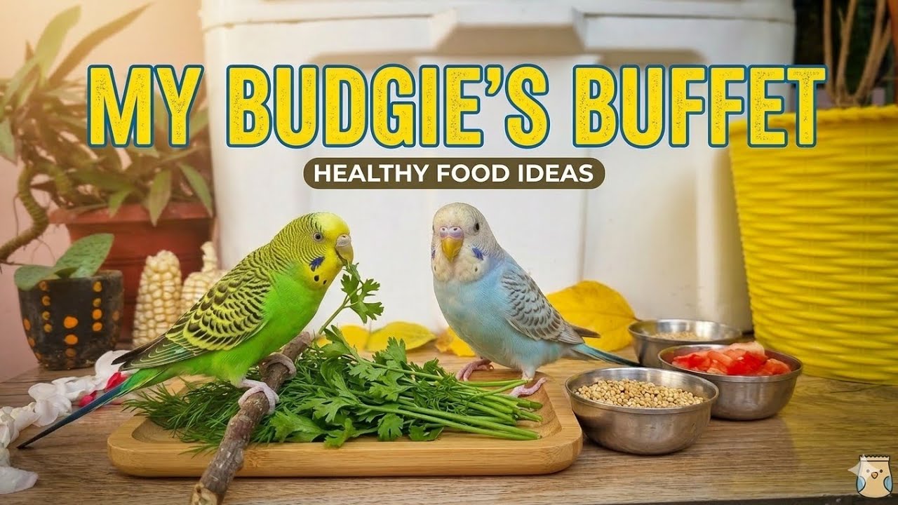 It’s a budgie-friendly buffet 🐦 