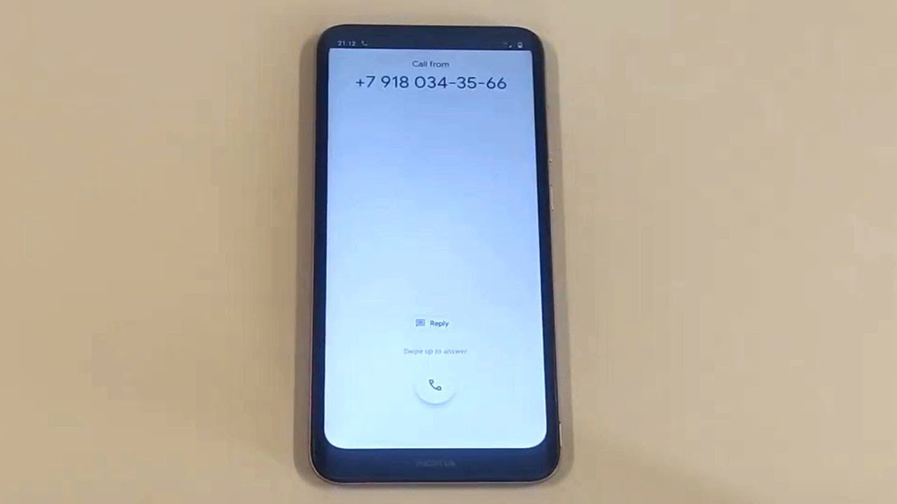 Nokia C20 Incoming Call