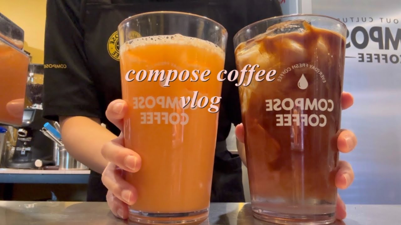 컴포즈커피 브이로그 (조금 느린 버전)* 