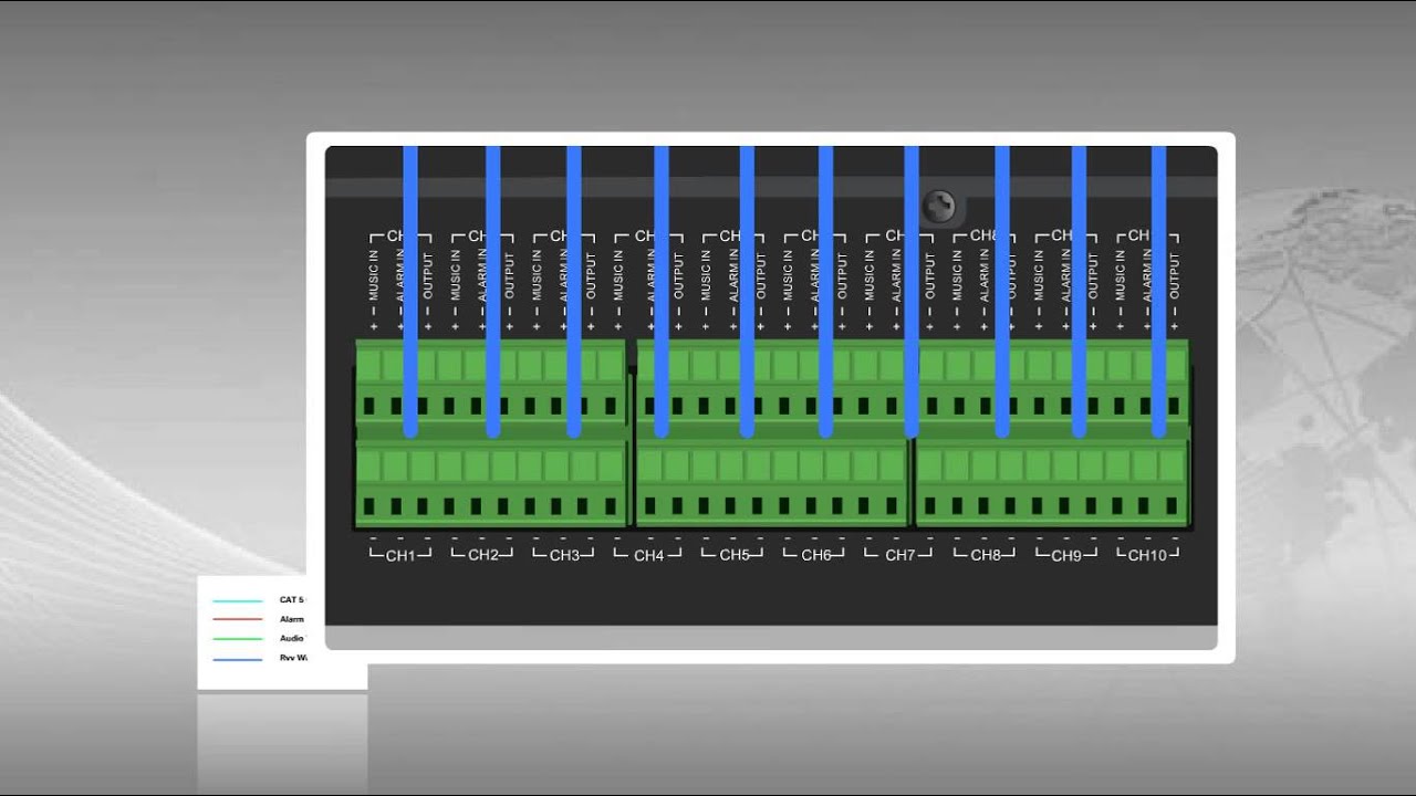 10 zone Paging Controller with Speaker Selector