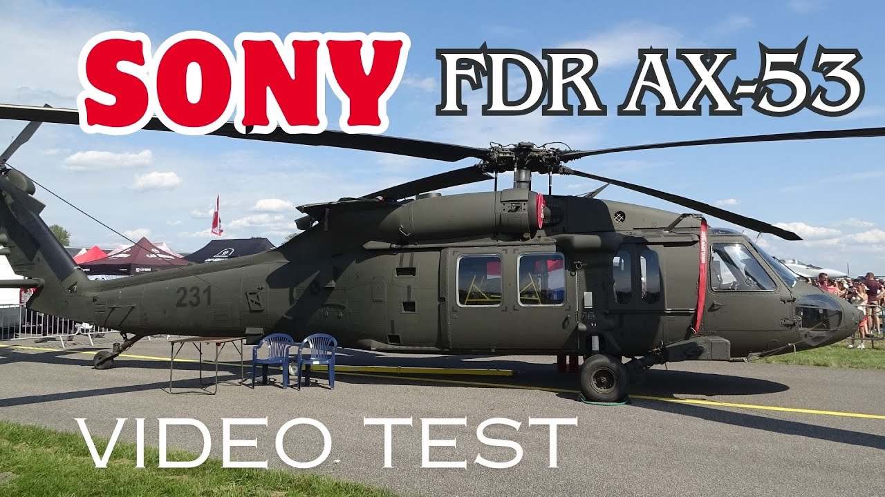 SONY FDR AX53 - full HD 50p video test (day)