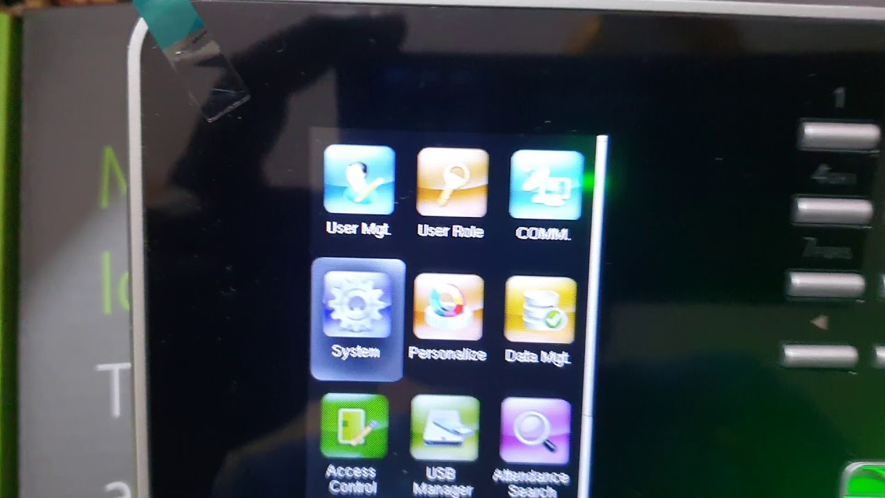 شرح جهاز بصمة  وجه  ZKTECO MB20 (الجزء الاول)