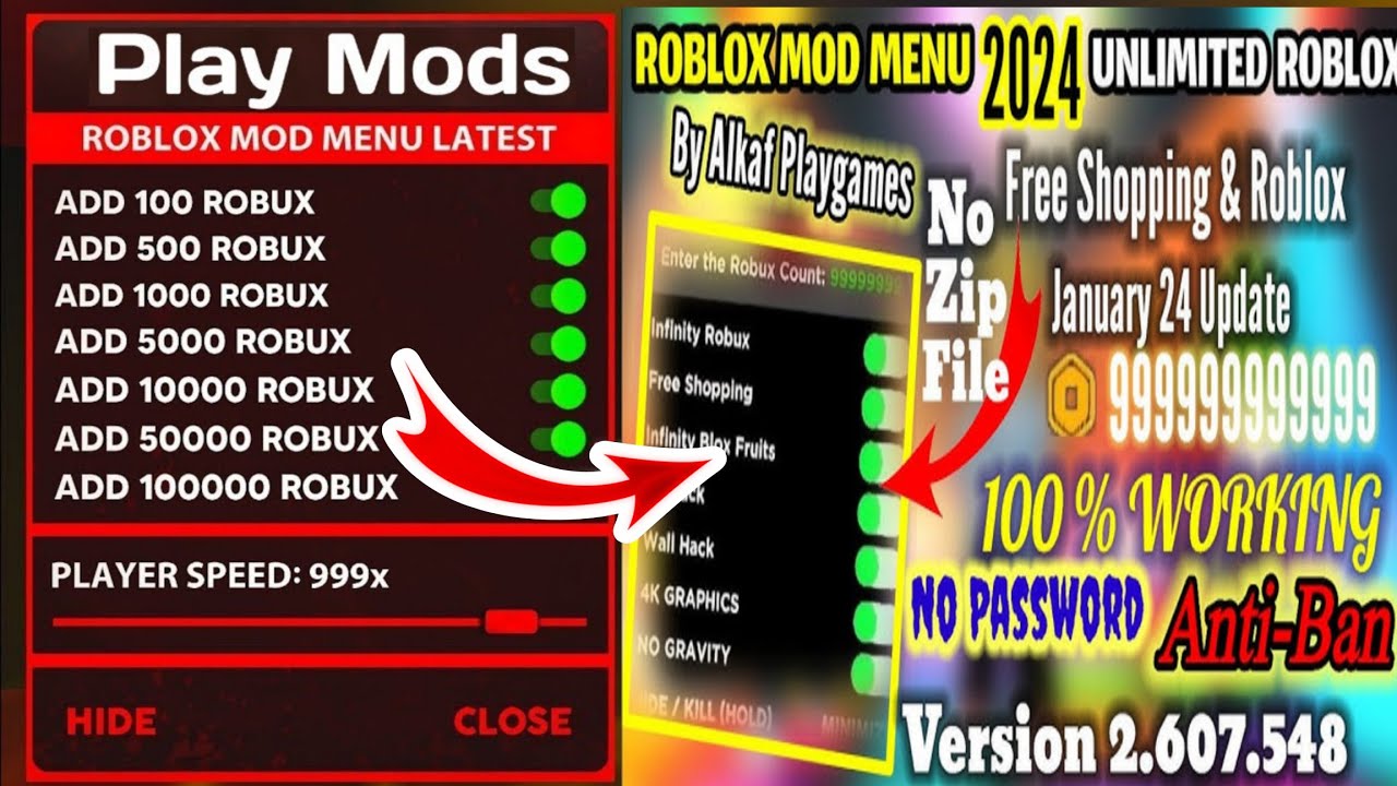 Roblox MOD menu an1.com Simple APK Tools