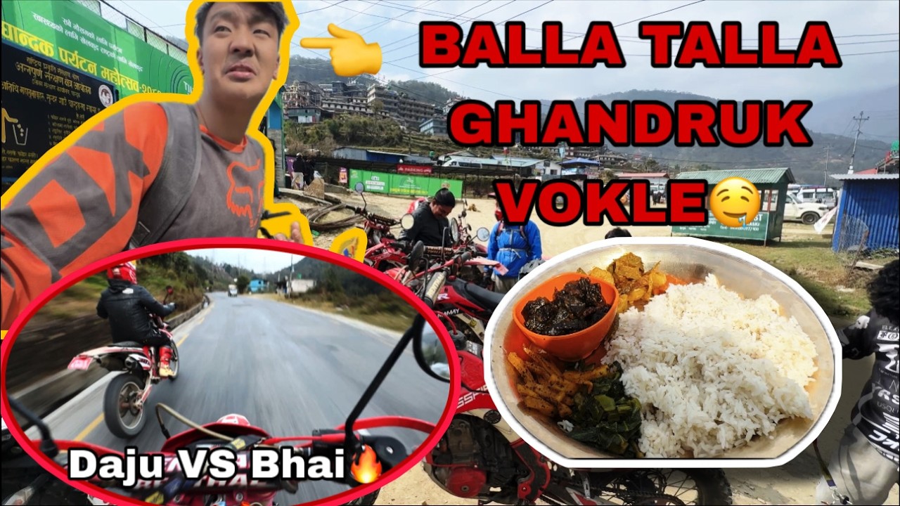 Race Pareyo Daju Bhai ko ||  Crazy Off-road Riding || Asmilgurung ||