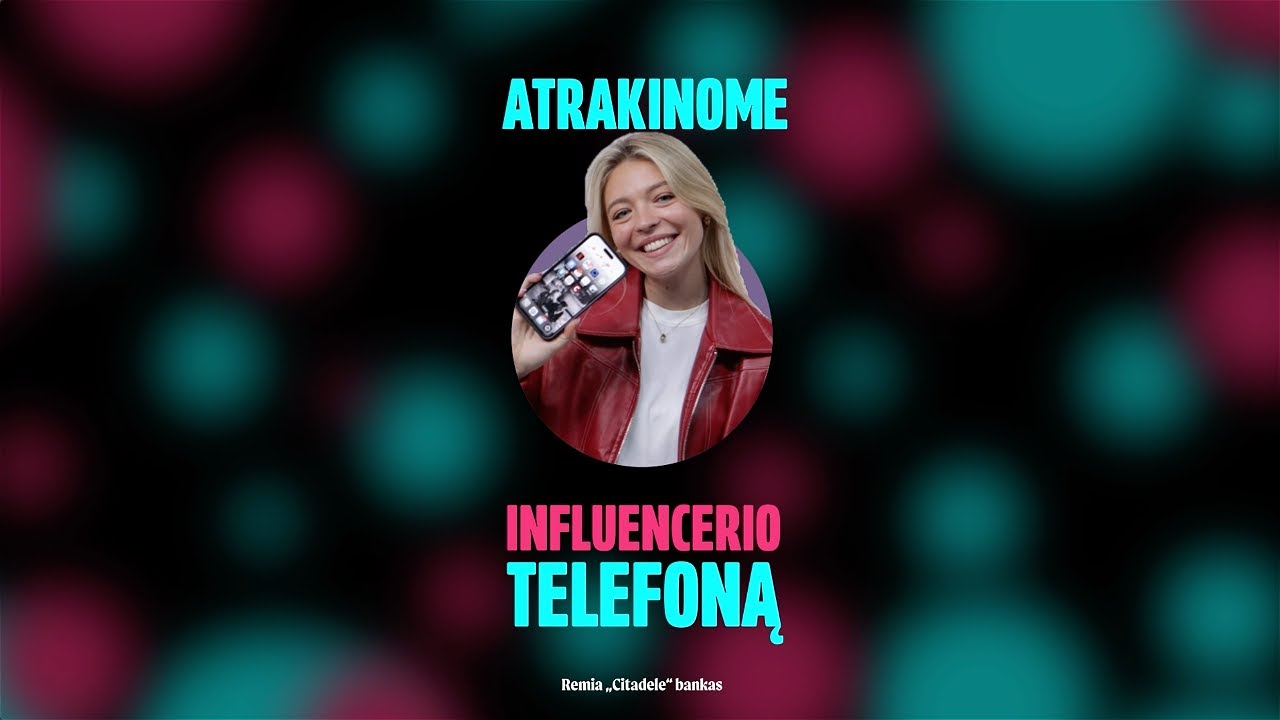 „Citadele“ banko laidoje „Atrakinome influencerio telefoną“ – turinio kūrėja Lina Talžūnaitė