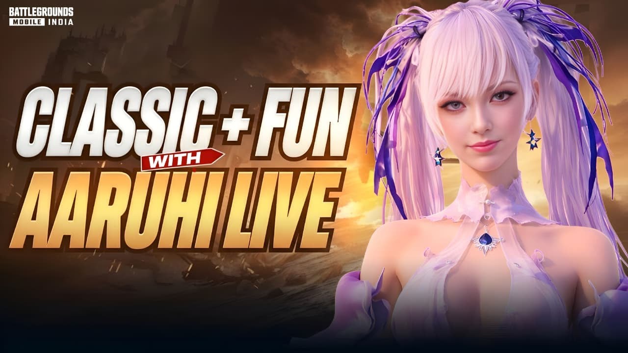 Fun Gameplay Only 😂 | Aaruhi Live BGMI