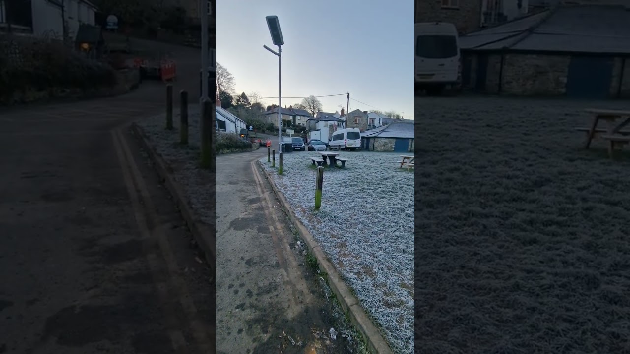 Beautiful Morning View From LERRYN in CORNWALL (19/1/24)