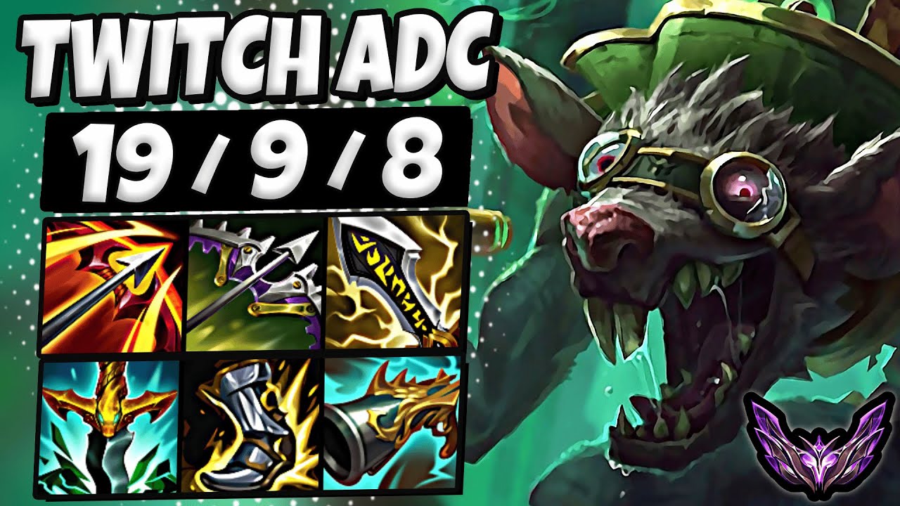 Twitch vs Kaisa ADC [ QuadraKill ] Lol Korea Master Patch 25.12