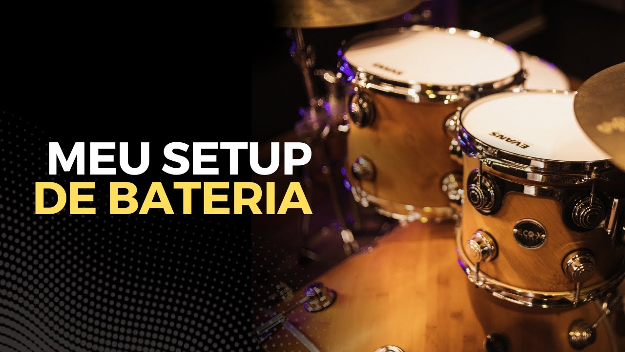 Meu Setup de Bateria