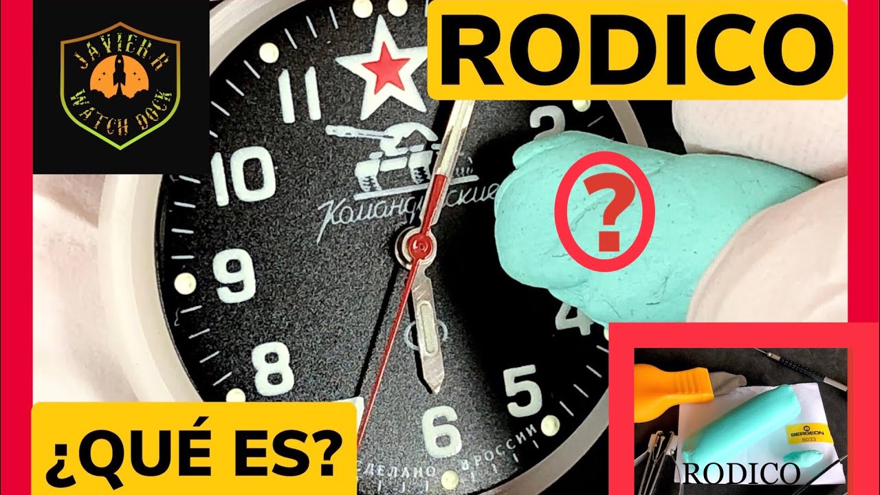 🔊MASILLA RELOJERA &ldquo;RODICO&rdquo;.ESSENTIAL WATCH.LIMPIADOR EN SECO. BERGEON .CLEANING TOOL &ldquo;The Rodico&rdquo;.