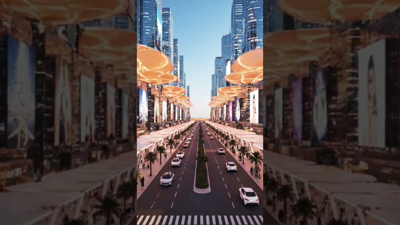 Saudi NEOM 2030 🌆 | Futuristic Neon City Vision of Saudi Arabia