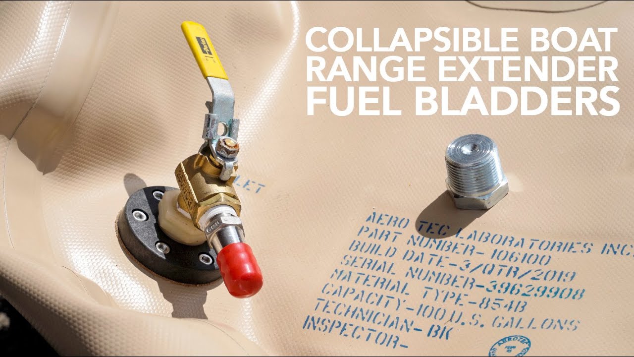 Flexible fuel bladder 'range extension'  installation down below. Lifeboat Conversion Ep83 [4K]