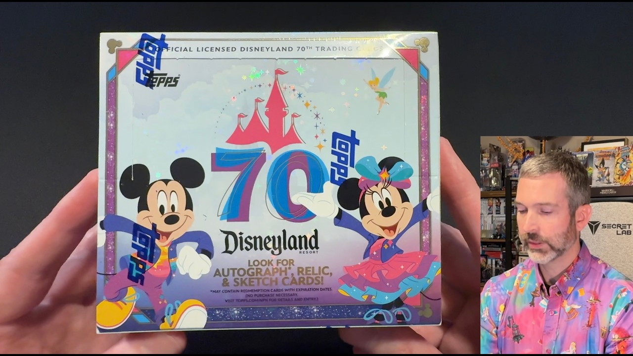 Topps Disneyland 70th Anniversary Parks Exclusive Hobby Box Opening