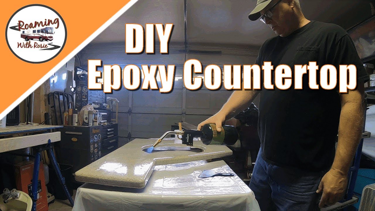 Epic Affordable Epoxy Countertop Upgrade For RV or Home!