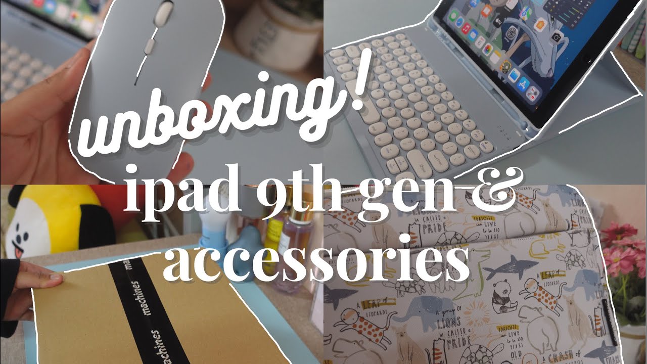 unboxing ipad 9th generation + accessories (asmr)