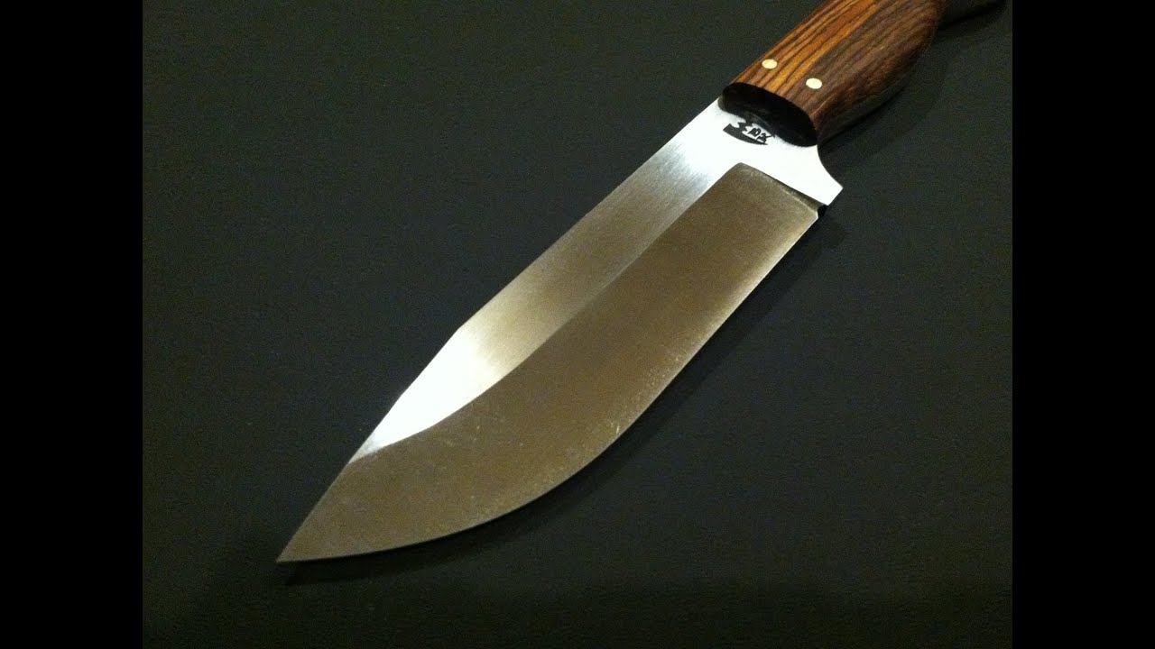 How to make a finished knife bevel