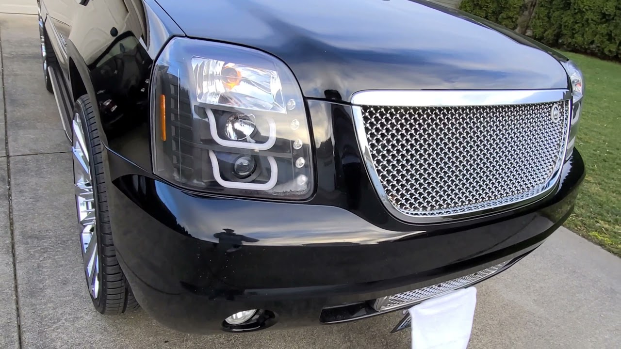 Yukon Denali on 26's.  Filthy set up! No Rub No Scrub!
