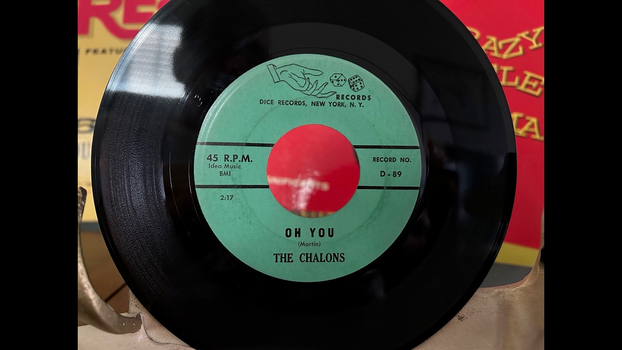 Doo Wop ultra-rarity - THE CHALONS on DICE with 