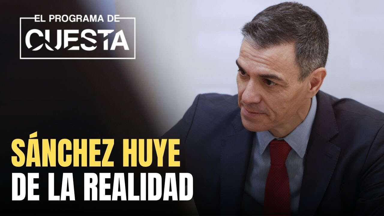 🚨El SÁNCHEZ más cobarde🚨 Se esconde para no enfrentar la realidad