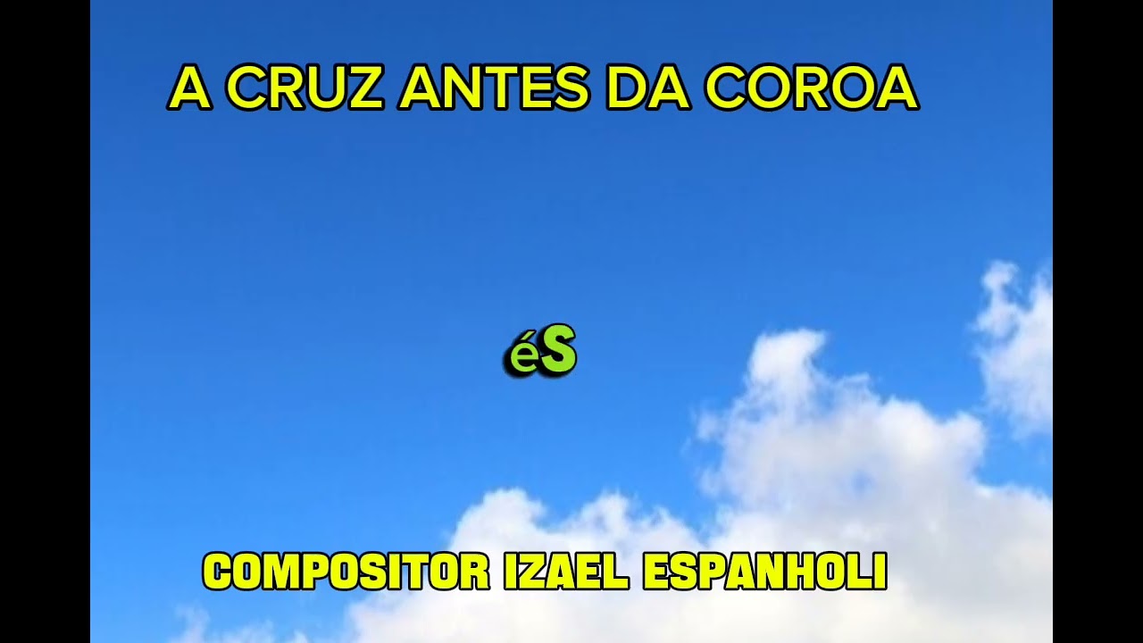 A Cruz antes da Coroa, você precisa da Cruz para receber a sua coroa ia sentar no trono da Glória