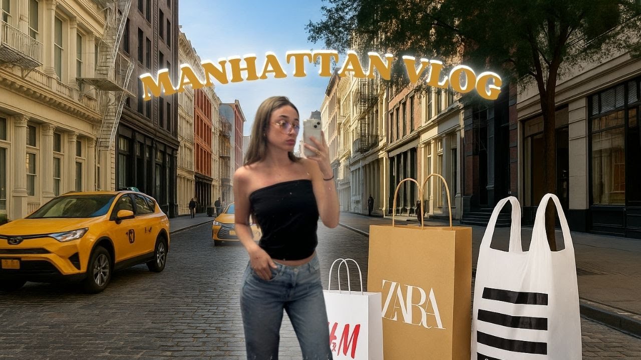 ✨ UN DÍA EN MANHATTAN | Vlog de compras, cafés y taxis amarillos por SoHo y Midtown 🗽🛍️ || DALUNITA