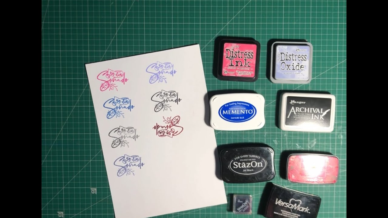 ¿Qué tinta utilizar para estampar sellos? | Tips scrapbooking