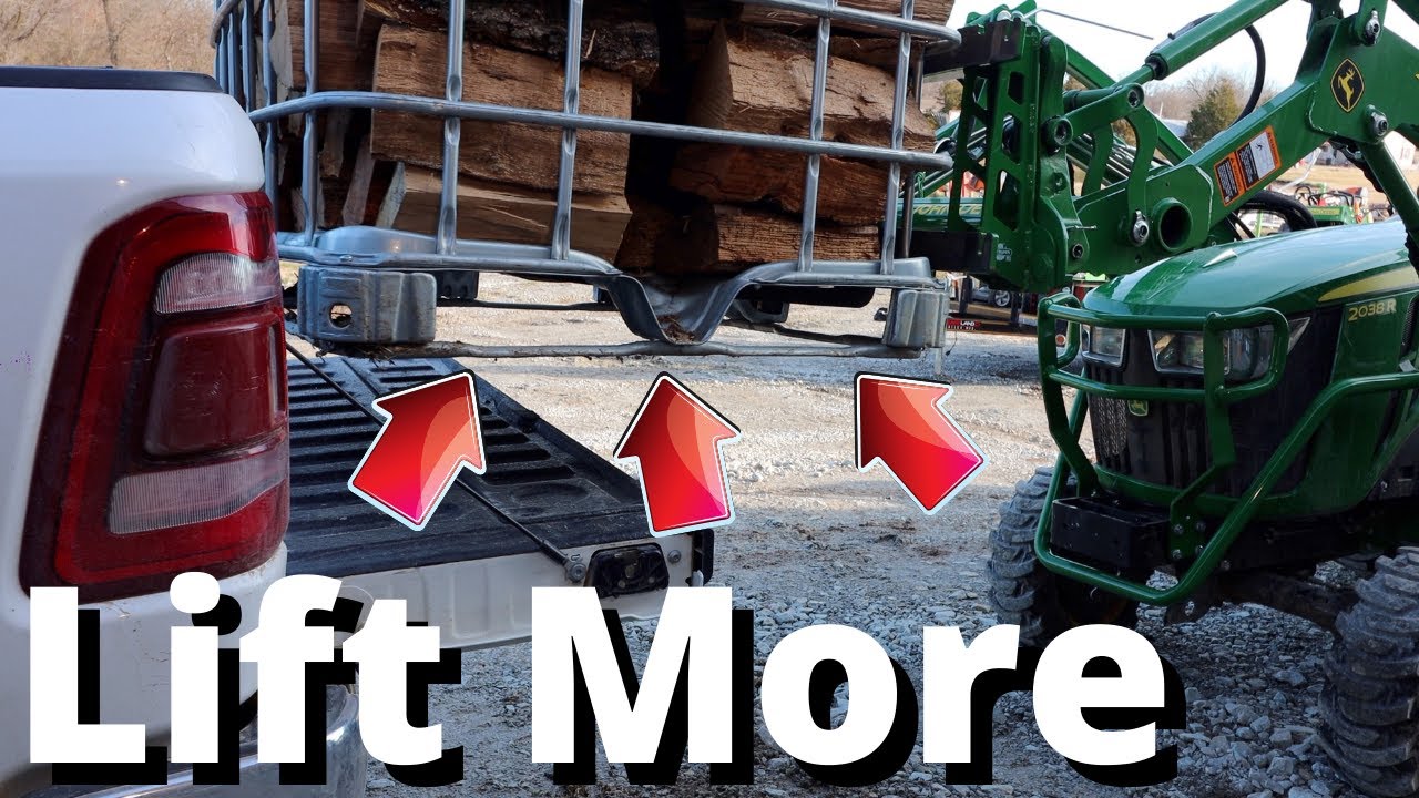 Increasing Lift Capacity on a 2038R - Compact Tractor Vs Firewood Totes