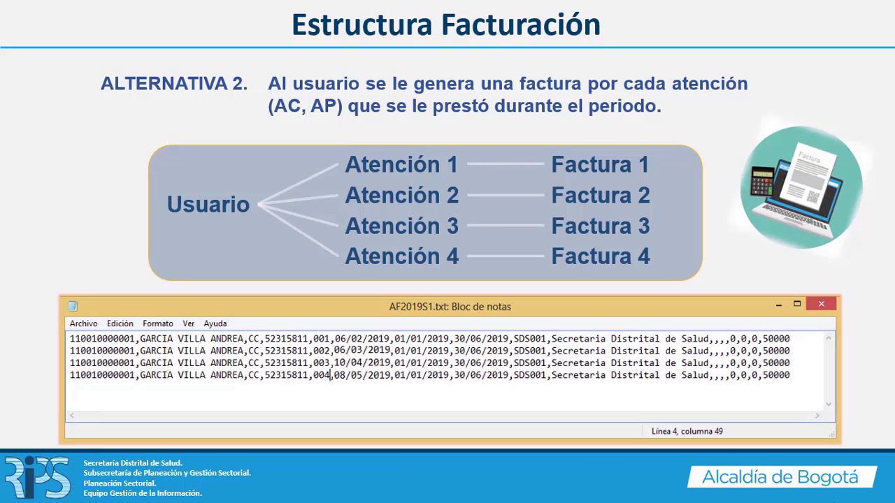 Facturación - Guía para el reporte de RIPS
