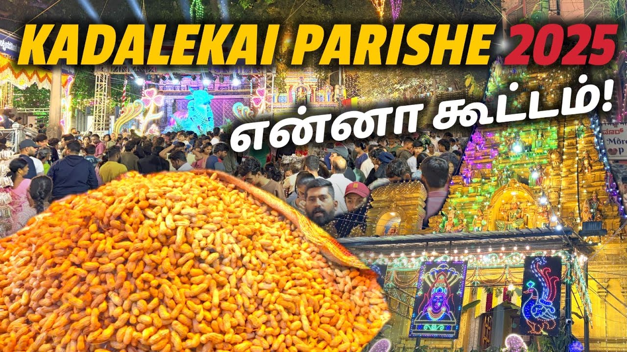 Kadalekai Parishe 2025 Malleswaram💥 | Kadu Malleshwara Temple | Kadalekai Festival | Kanavu Payanam
