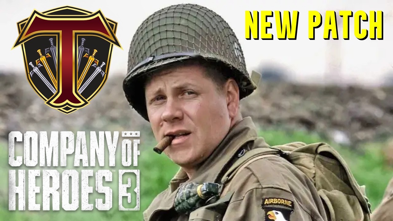 New Company of Heroes 3 Patch | Let's Play AIRBORNE, CURRAHEE! Multiplayer PVP