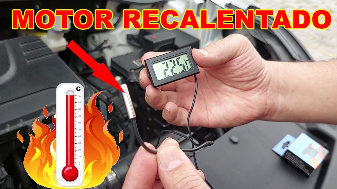 EVITA SOBRECALENTAMIENTO DEL MOTOR Instalar Indicador DIGITAL de TEMPERATURA !