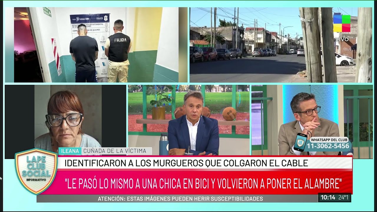 Identifican a los acusados por la tragedia del cable en Quilmes