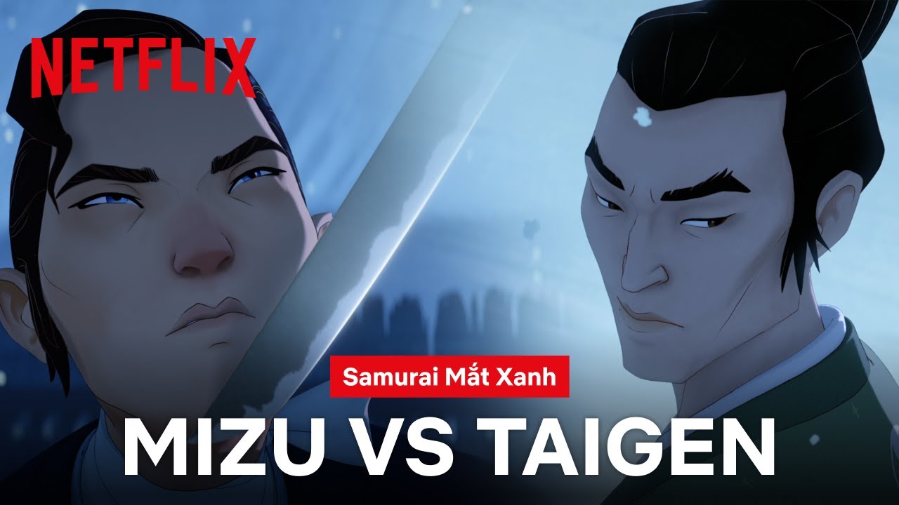 Những lần Mizu và Taigen đối đầu | Samurai mắt xanh | Netflix
